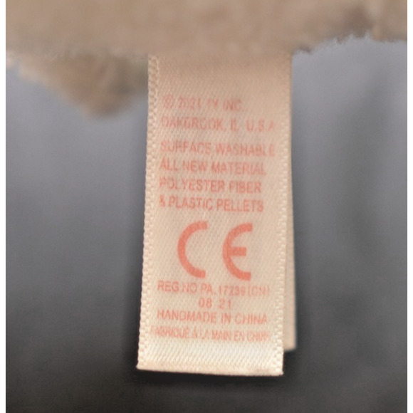 Ty Original Beanies Baby Tundra White Tiger Black Stripes Plush Toy VelveTy 2021 - Picture 10 of 12